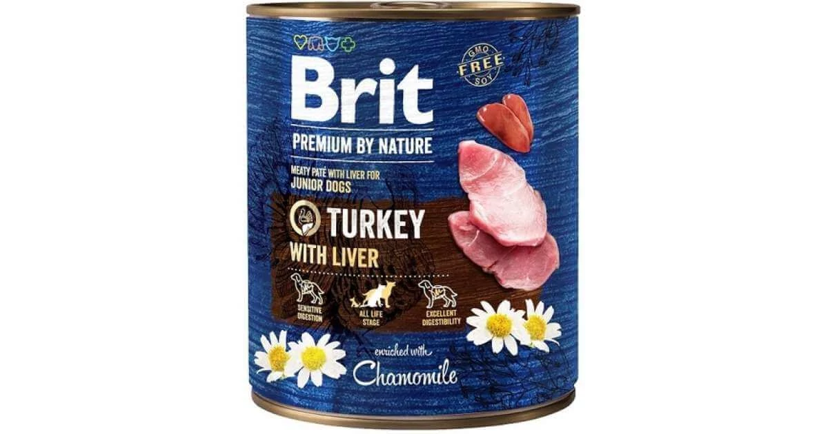 Brit Premium by Nature Turkey with Liver konzerv 400g