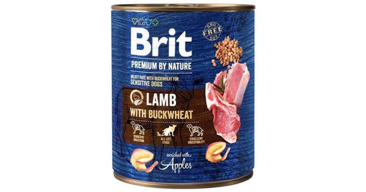 Brit Premium by Nature Adult Lamb with Buckwheat konzerv 400g