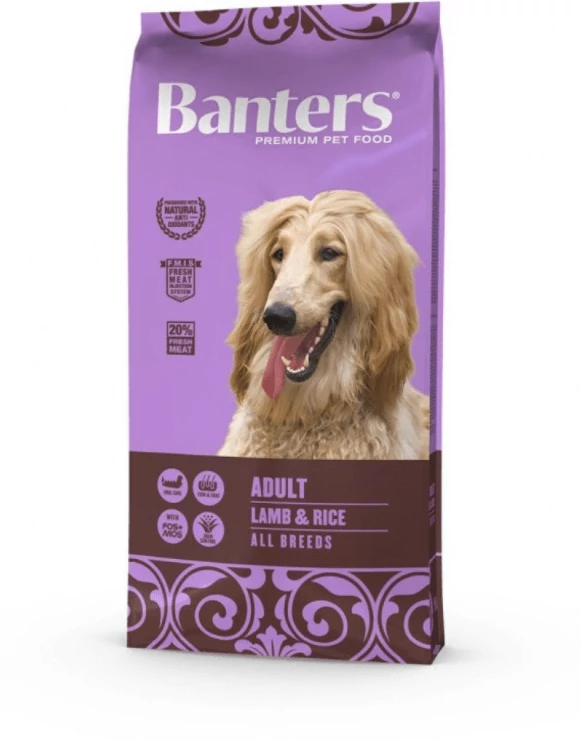 Visán Banters Dog Adult Lamb & Rice 3kg