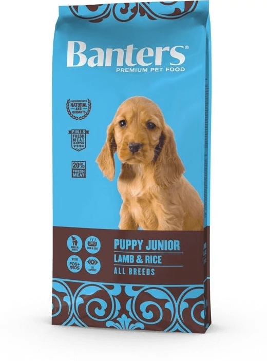 Visán Banters Dog Puppy & Junior Lamb & Rice 3kg