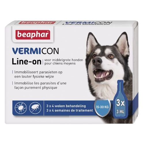 Beaphar Vermicon Line On Spot On kutyáknak (15-30kg között) 3x3ml