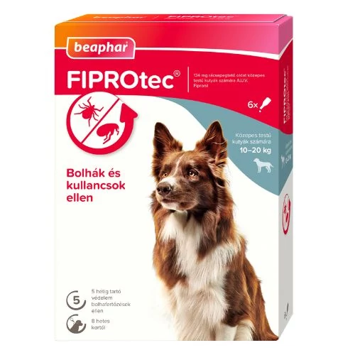 Beaphar Fiprotec Dog M 6x bolha- és kullancsirtó spot-on kutyáknak (10-20kg)