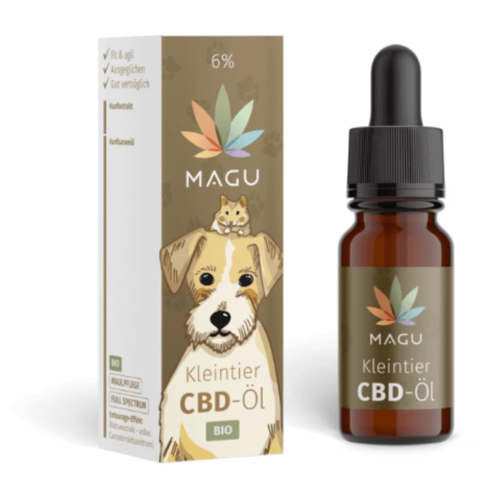 Magu CBD olaj kutyáknak 30kg alatt, 6% 10ml