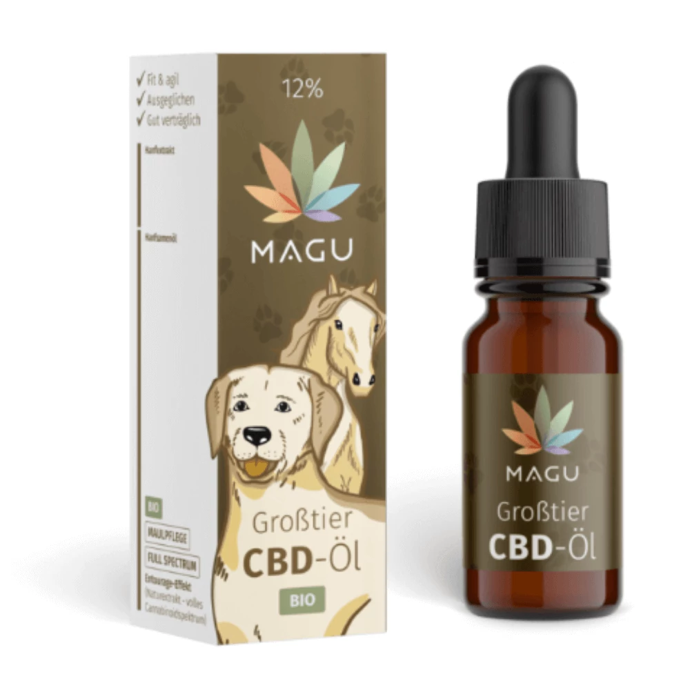Magu CBD olaj kutyáknak 30kg felett, 12% 10ml