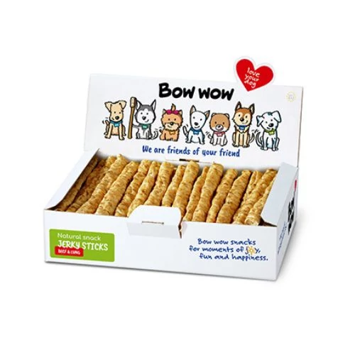 Bow Wow Natural Jerky Stix marha-tüdő 50 db/doboz