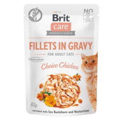 Brit Care Cat Fillets in Gravy Choice Chicken 85 g