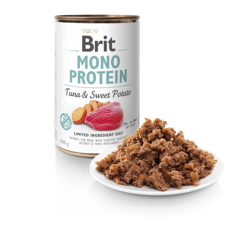 Brit Mono Protein Tonhal & édesburgonya 12x400g