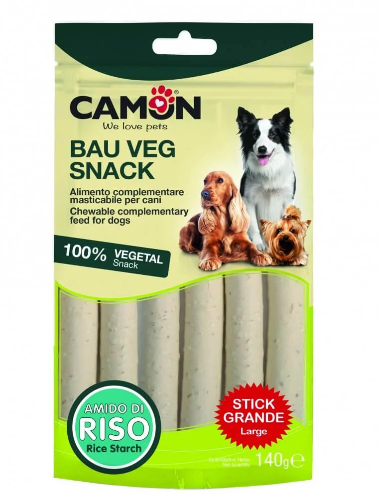 Camon Bauveg Snack Natúr Rizskeményítős Jutalomfalat L 140g