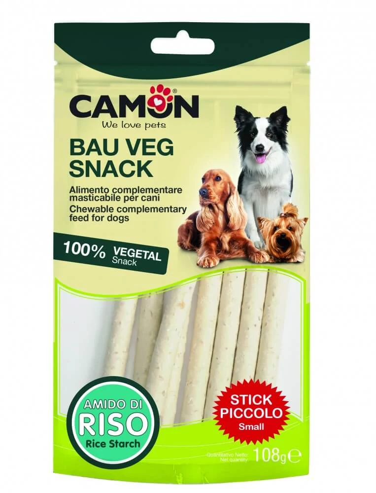 Camon Bauveg Snack Natúr Rizskeményítős Jutalomfalat S 108g