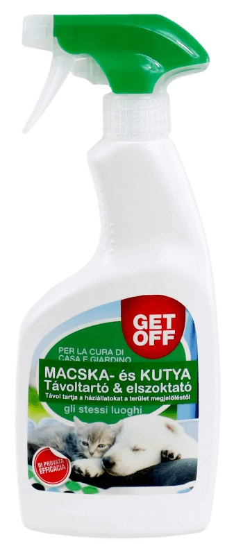 GET OFF Macska- és kutyariasztó és távoltartó spray, 500 ml