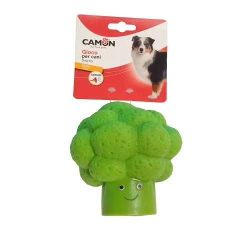 Camon Vinil sípolós brokkoli játék 13cm
