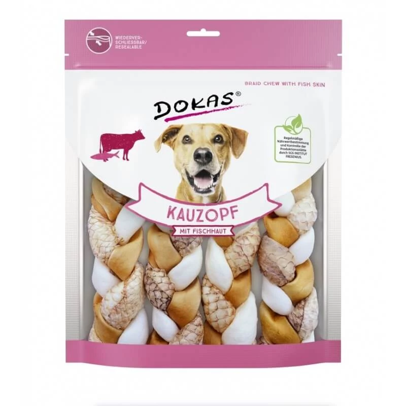 Dokas rágófonat halbőrrel kutya jutalomfalat 120 g