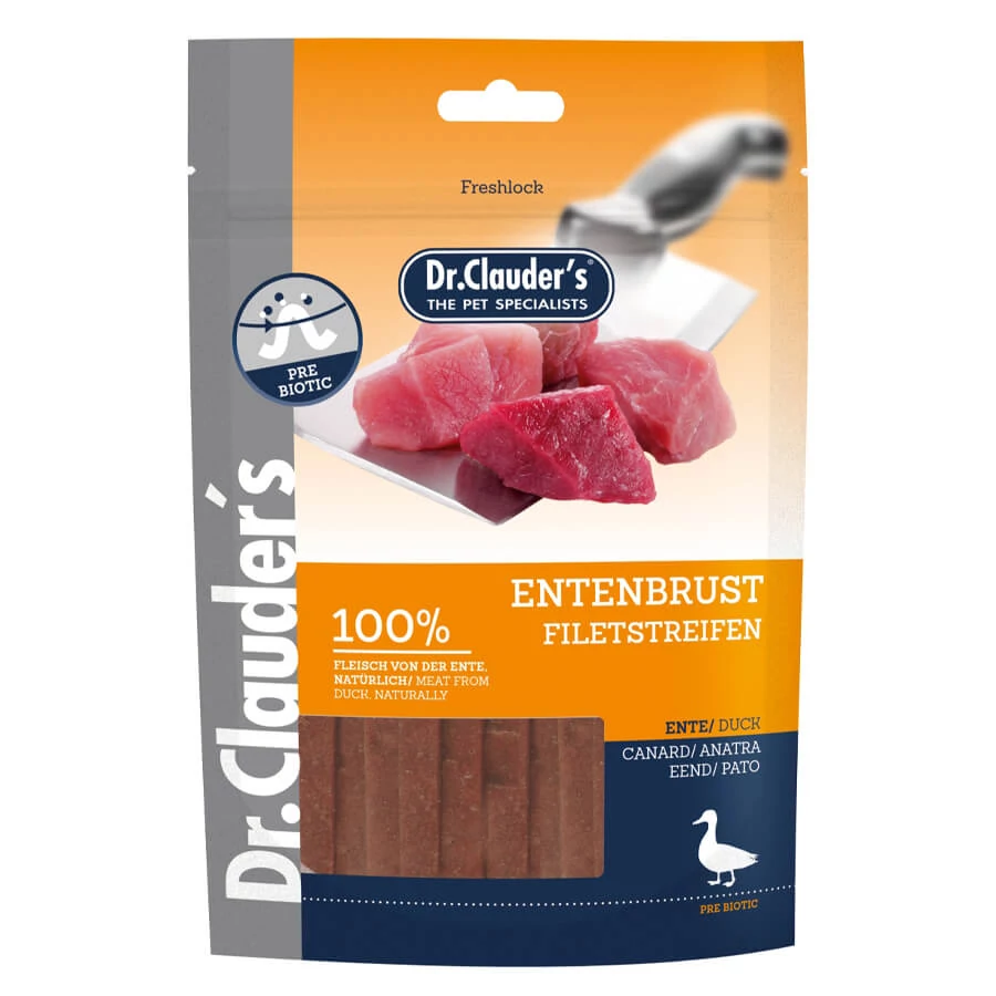 Dr.Clauder's Dog Premium Kacsamell Csíkok 80g