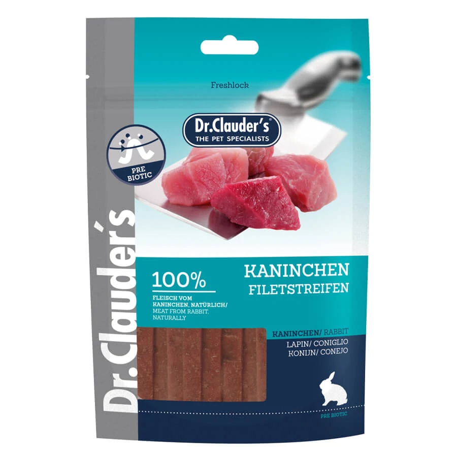 Dr.Clauder's Dog Premium Nyúlfilé Csíkok 80g
