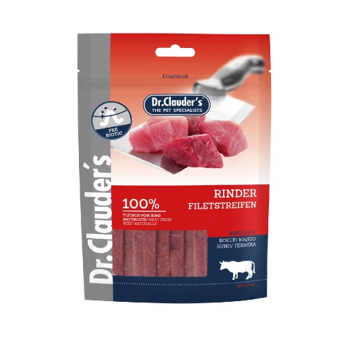 Dr.Clauder's Dog Premium Marhafilé Csíkok 80g