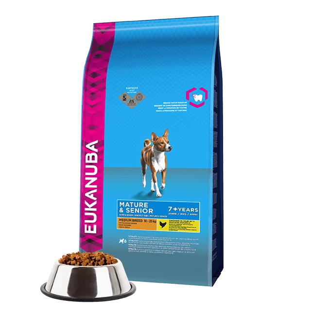 Eukanuba Mature & Senior Medium 15kg kutyatáp