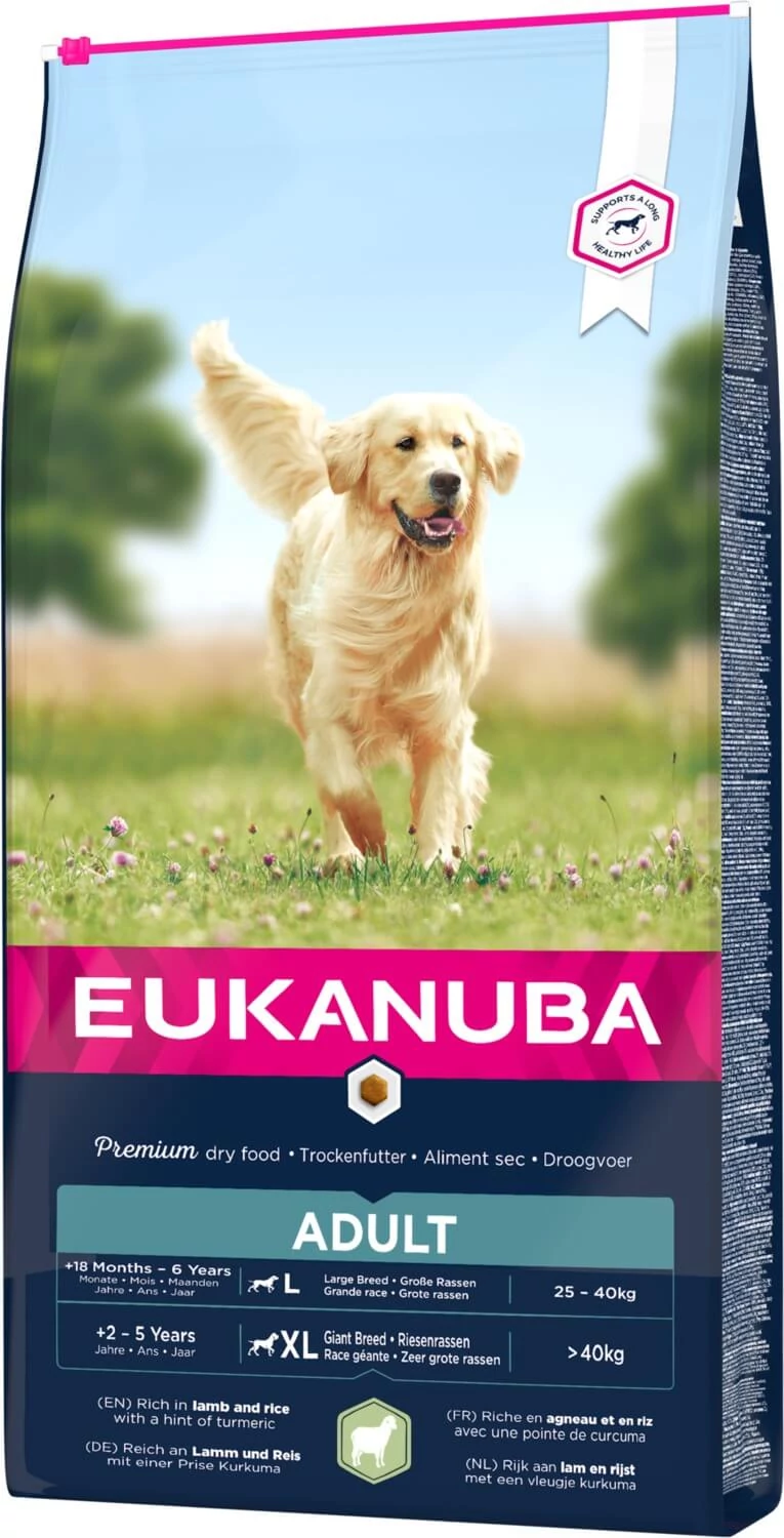 Eukanuba Adult Large Lamb&Rice kutyatáp 18kg