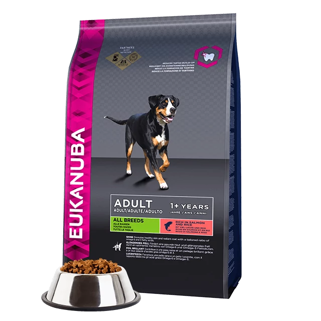Eukanuba Adult Salmon & Rice L-XL 12kg Kutyatáp