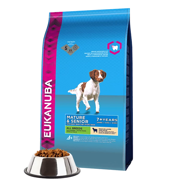 Eukanuba Mature & Senior Lamb & Rice 12kg Kutyatáp