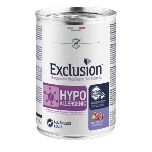 Exclusion Hypoallergenic konzerv Boar & Potato 400g