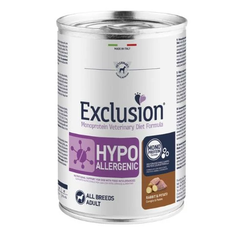 Exclusion Hypoallergenic konzerv Rabbit & Potato 400g