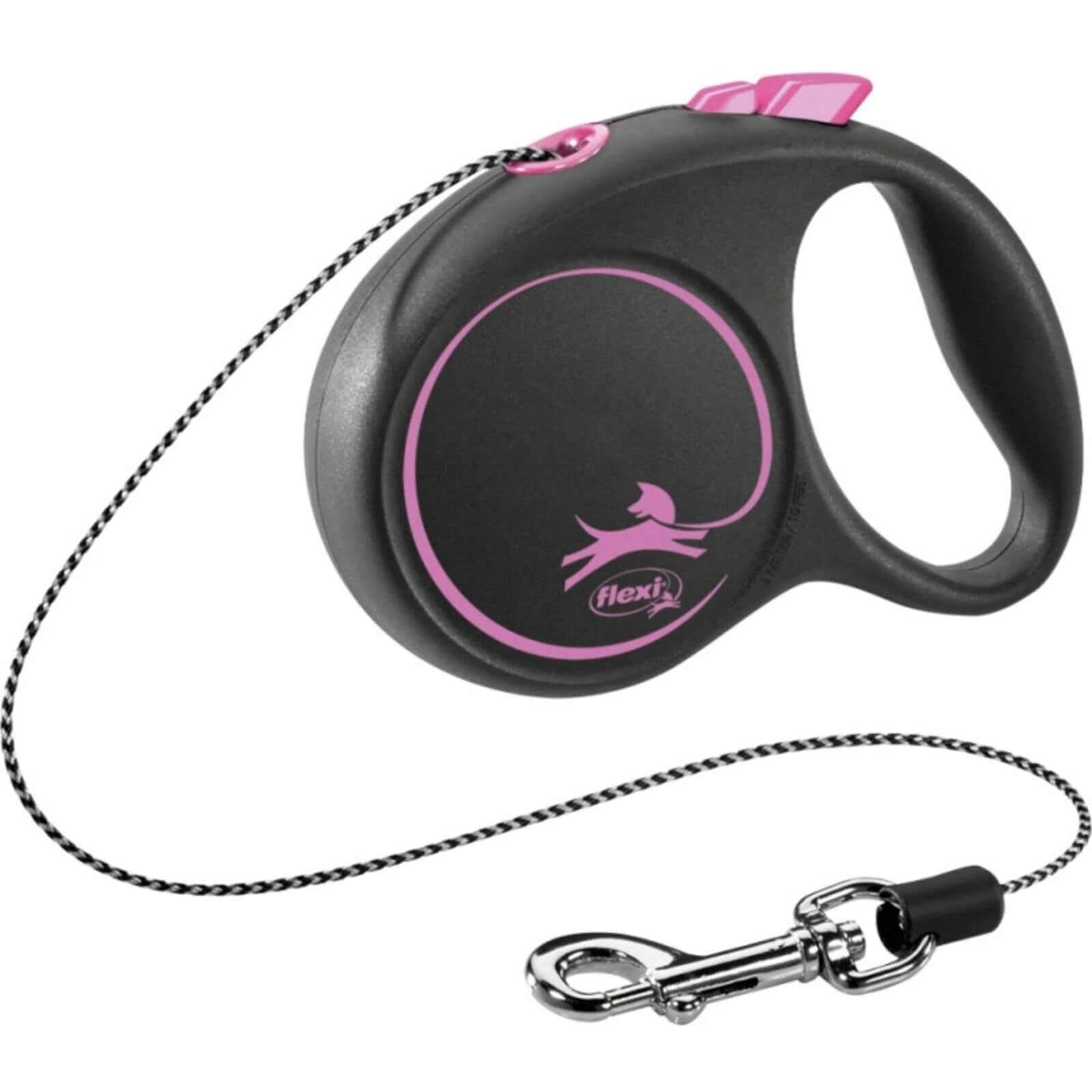 Flexi Black Design XS zsinór 3m 8kg-ig Pink