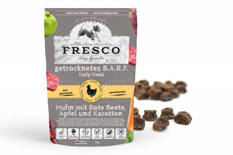 FRESCO BARF fagyasztva szárított Nyers Napi Menü – Csirke 1kg