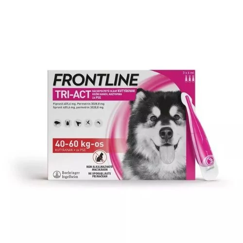 Frontline Tri-Act Rácsepegtető oldat kutyáknak 40-60kg 3X
