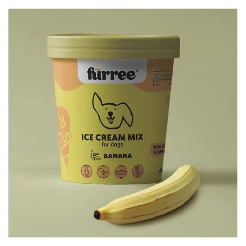 Fürree fagyipor kutyáknak kollagénnel - BANÁN 60g