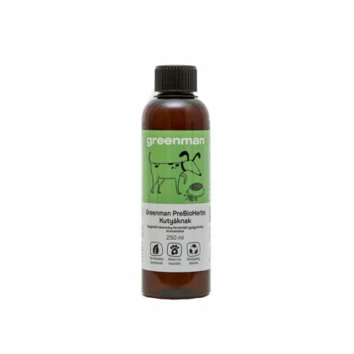 Greenman Prebioherbs Természetes élőflórás probiotikum kutyáknak 250 ml