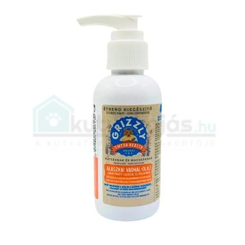 Grizzly Plus Lazacolaj125ml Kistestű Kutyáknak És Macskáknak
