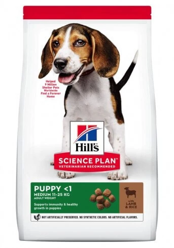 Hill's Science Plan Canine Puppy Medium Lamb&Rice 2,5kg