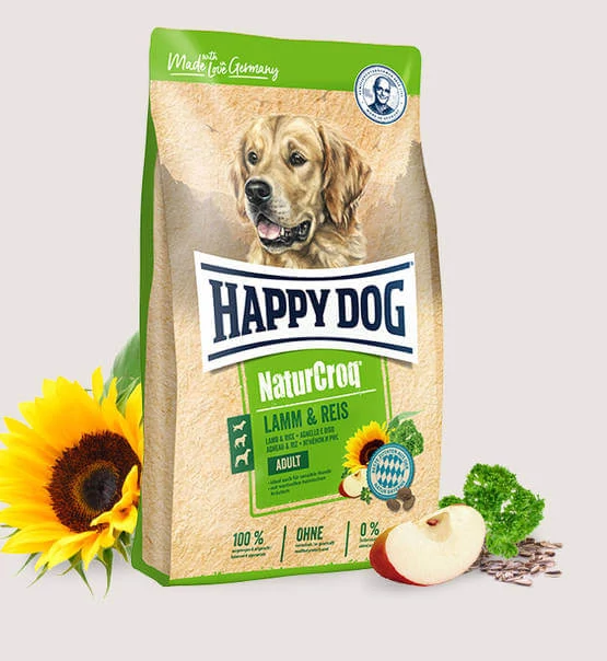 Happy Dog NaturCroq Lamm/Reis (Bárány & rizs) 4 kg kutyatáp