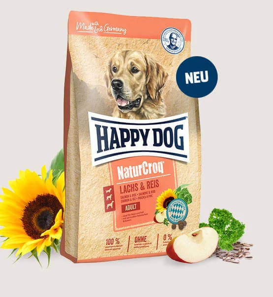 Happy Dog NaturCroq Salmon & Rice 12 kg Kutyatáp