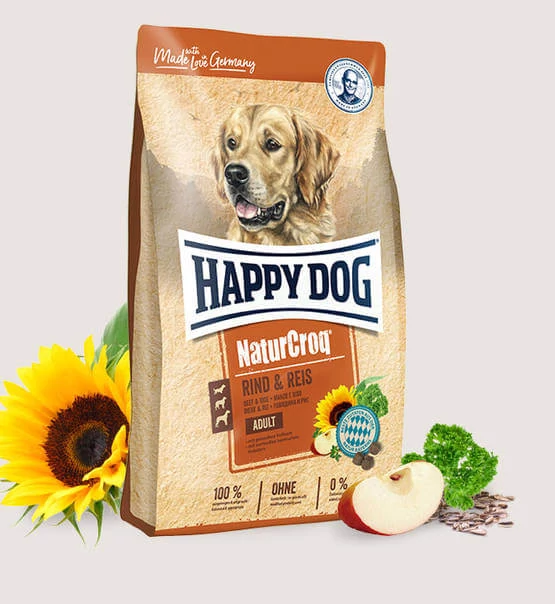 Happy Dog NaturCroq Rind & Reis (Marha & rizs) 2x15 kg  kutyatáp