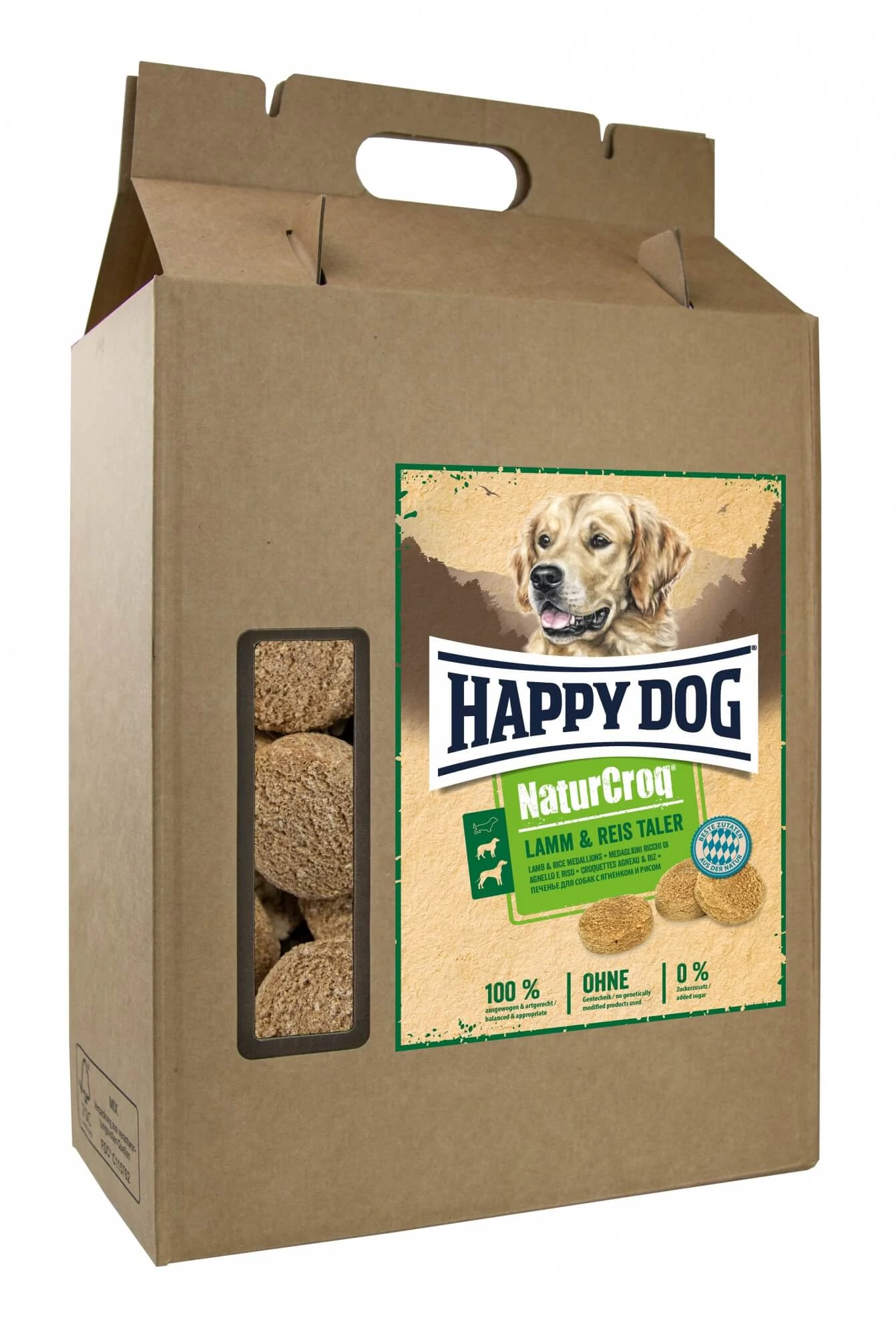 Happy Dog Keksz Natur-Croq Lamm and Reis Taler 5kg