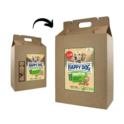 Happy Dog Keksz Natur-Croq Lamb - Rice Bones 5kg