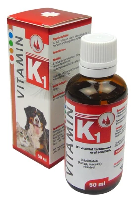 K1 Vitamin Oldat Kutya, Macska 50 ml