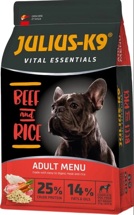 JULIUS-K9  Vital Essentials ADULT BEEF&Rice 12kg