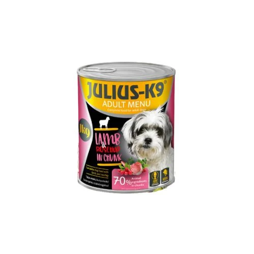 JULIUS K-9 Konzerv Kutya 800g Bárány-Csipkebogyó
