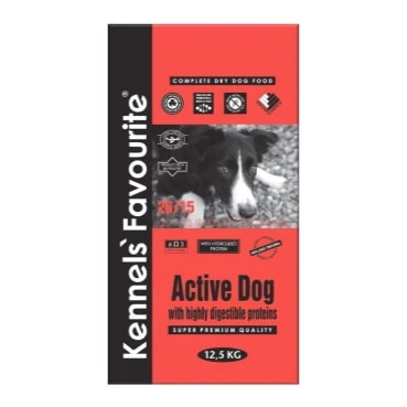 Kennels' Favourite Active Dog száraztáp felnőtt kutyáknak 4kg