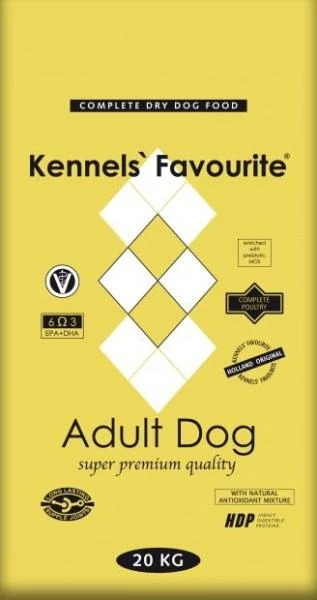 Kennels' Favourite Adult Dog száraztáp felnőtt és idős kutyáknak 4kg