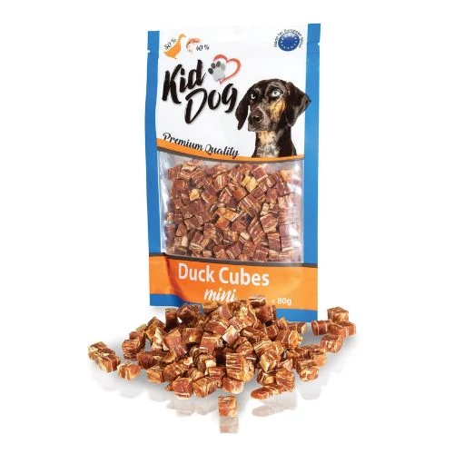 KidDog Mini Duck Cubes Jutalomfalat 80g