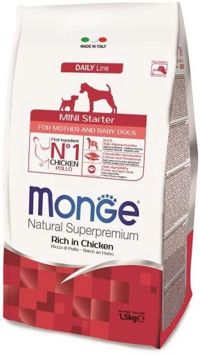 Monge Mini Starter Csirke 15kg kutyatáp