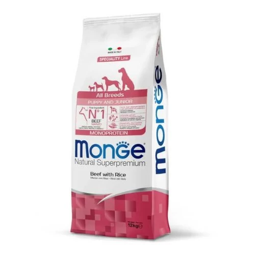 Monge Dog Speciality line All Breeds Puppy & Junior Marha, Rizs 12 kg