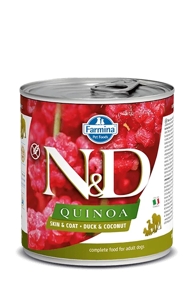 N&D Dog Quinoa konzerv kacsa&kókusz 285g