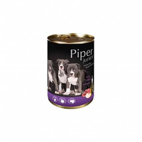 PIPER Junior kutyakonzerv marha és répa 400g
