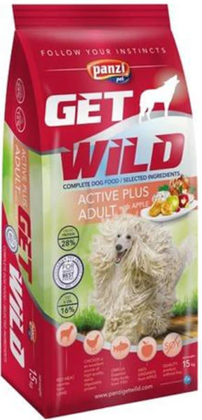 Panzi GetWild Dog Adult Active Plus Lamb & Apple 15 kg