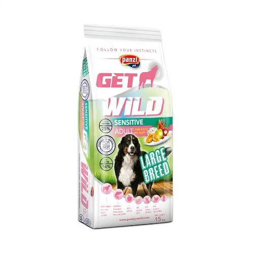 Panzi GetWild Adult Sensitive Lamb&Rice with Apple XXL 15kg