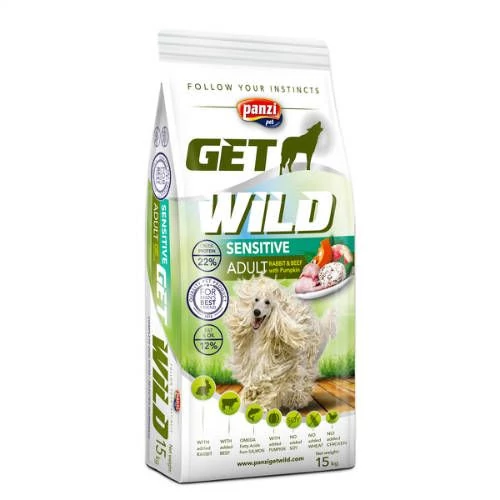 Panzi GetWild Adult Sensitive Rabbit&Beef with Pumpkin 15 kg
